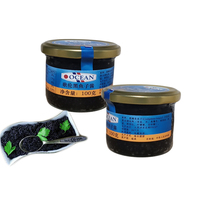 Sweden imported Columbus Black Caviar caviar 100g bottled in Jiangsu Zhejiang and Anhui 6 bottle
