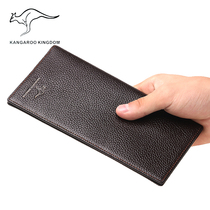 Mens wallet long - term wallet male genuine leather male wallet wallet for the bull skin 2021 new tide daddy handbag