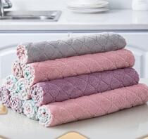 Wall cloth wood fiber non-stick dish towel mechanical kitchen wipe cloth cloth cloth thick leather sofa cleaning application