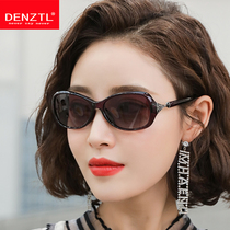 Small frame sunglasses female trumpet small code driving glasses anti-UV sunglasses female small face polarized elegant middle age
