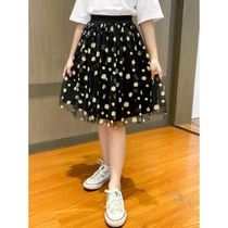 bei lan semir girls round the skirt 2022 of the new summer children mesh skirts summer girl public