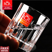 Italian RCR Imported Crystal Glass Spirits Swallowing Cup Bullet Glass Soju Glass High Footed White Wine Glass