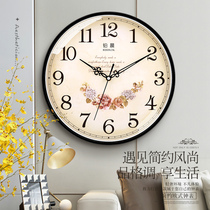 Clock and clock living room fashion creative clock hanging watch simple wall home decoration wall electronic quartz clock