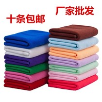 Coral fleece floor wipe grey cloth cleaning thick absorbent wool kitchen wipe tablecloth cleaning special towel