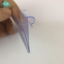 Refrigerator tag label set price clip double-sided hanging shelf price bar practical hook price card film paper