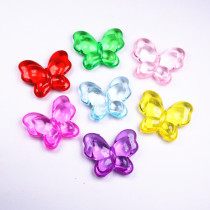 Toddler children handmade creative DIY transparent acrylic crystal large number butterfly children Ornament Toys