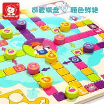 Kindergarten Table Tours Interactive Chess Classes Puzzle Toys 3-4-6-year-old Childrens Flying Chess Game Chess Jump Chess