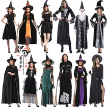 Halloween Costume Adult Witch Cosplay Performance Wizard Witch Sorcerer Vampire Princess Dresses Dresses