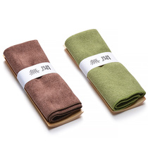 Pot tea towel absorbent thickened cotton linen Chinese style Zen large tea table cloth kung fu tea set special towel Rag