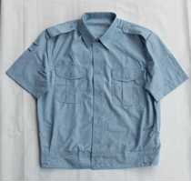 99 empty short sleeve shirt old-fashioned light blue striped shirt summer jacket mens work shirt sweating quick-drying