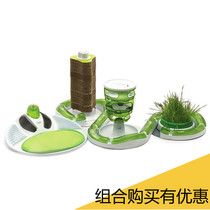 Canada caatit Hagen meow Cat Toy Track Cat Grass Planting Missed Food Tower Toy Cat Grab Board Massage