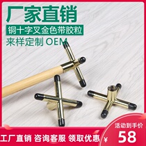 Pool bar holder Chinese American black eight billiards table billiards accessories small fork copper cross table tennis home type