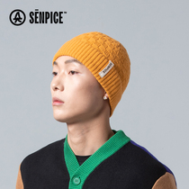 Repeated personality to make old-breasted hole baseball cap male insin Chun hip-hop hacker female green orange wool