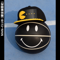 Mens and womens childrens hip-hop hats Flat-brimmed hats Pac-Man Pac-Man pixel building blocks DIY