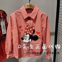 F2CAA1D58 mini peace Taiping bird childrens clothing 2020 spring new girls Mickey shirt 369