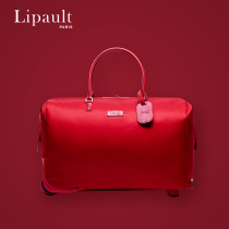 Lipault travel bag female portable travel bag fashion lever luggage bag lightweight fitness bag P51