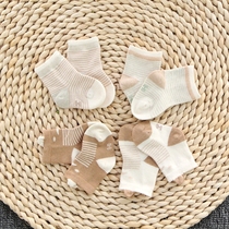 Autumn and winter baby towel socks newborn Four Seasons socks infants and children cotton thick winter socks treasure Terry socks 4 pairs