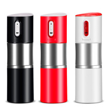 Creative portable electric coffee grinding integrated Cup charging automatic stainless steel bean grinding coffee machine insulation pot