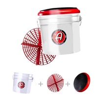 Adamus 3 5 gallon car wash bucket set two bucket wash car