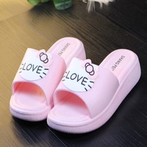 Summer women wear cold drag non-slip indoor cartoon off shoes Korean cute high school junior high school shoes