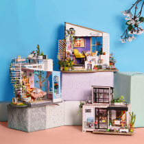 If the state diy cottage handmade creative small house model Villa Art House birthday gift Girl Adult