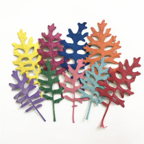 Silver leaf chrysanthemum splines glue dried flower embossed natural real flower plant teaching specimen student diy handmade flower material