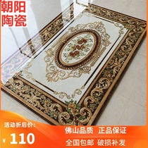 Living room parquet floor tile Gilded tossed brick dining room shape tile Entrance aisle entrance puzzle floor tiles