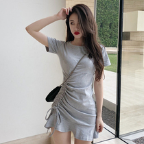 Goddess Fan slim skirt summer new spring 2021 temperament hip fish tail tight thin dress womens clothing