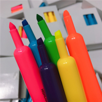Student draw key marker pen Fluorescent marker pen 12 packs 6 packs