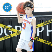 361 childrens clothing boys sports suit mens 2021 summer new 361-degree childrens vest basketball suit two-piece R