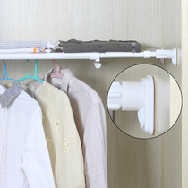 Wardrobe storage tiered partition cabinet nail-free storage rack cabinet bathroom partition rack dormitory telescopic finishing rack