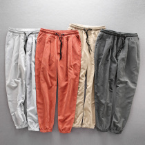 Trend 100 lap sports pants male loose bunches casual male pants net red explosive money boy pants High Street Wind Ins