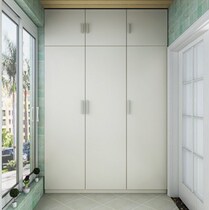 Locker new balcony wardrobe cabinet set with door household modern simple economical sunscreen custom storage Miscellaneous