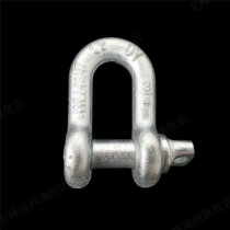 American straight type lifting 210 shackle high strength shackle D type buckle 2150U type rings hanging ear beauty mark buckle