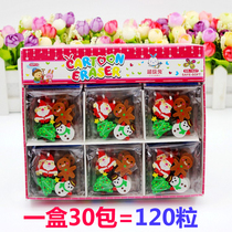 Cute Christmas rubber creative cartoon Three-dimensional animal eraser stationery supplies children Primary School students gift prizes
