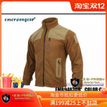 Emersongear Emerson Blue Standard Commuter Series Wind Wright Velvet Jacket Fleece Jacket