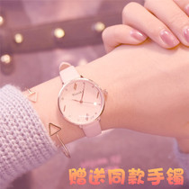 Cherry blossoft unicorn soft sister cute little Qing and casual watch student Han Sheng Sen department simple retro