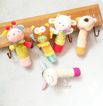 Promotion new baby animal stick BB stick baby hand rattle practice grasping educational toy 0-1 year old