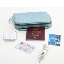 Passport protective cover Ticket storage bag Multi-function travel passport bag Portable travel document ticket passport jacket