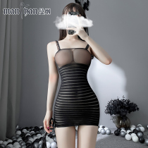 Sexy underwear sexy stockings bed passion suit temptation hot lace open file free women tear and flirt