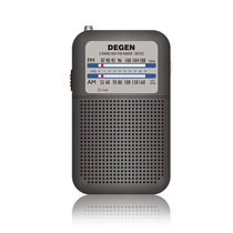 Degen Deen surge DE333 Mini small sleeve rare portable elderly dual band radio referring to needle FM FM