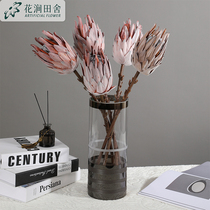 Emulated floral monarch flower coffee color fake flowers 2021 new living-room floral decoration Nordic pendulum bouquet flowers