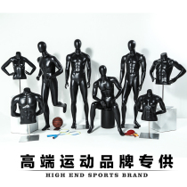 Mens and womens half-body desktop outdoor sports muscle display rack Running full-body sports model props Running dummy