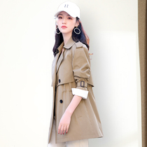 Shopping mall counter short windbreaker womens 2021 spring and autumn popular new waist thin casual jacket 20C11JF
