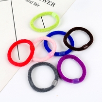 Japan and South Korea new hair rope ins Wind candy color velvet Hairband hair accessories rubber band tie hair adult children Universal