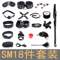 SM sex props punish men with gay sex bondage sex supplies set Dog slave training milk clip mouth ball collar female