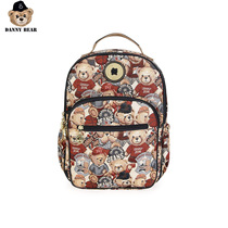 Danny bear shoulder bag womens new girl versatile small backpack Bear cloth bag Womens shoulder bag bag casual