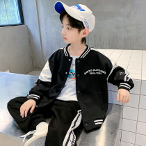 Boys baseball suit autumn outfit 2022 new middle school children boys boy handsome spring autumn sports two-piece set