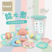 baee baby hand rattle toy tooth glue puzzle 0-3-6 12 months baby 1 year old baby newborn 5 boys and girls