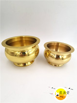 Copper incense burner copper wordless incense burner sandalwood stove Taoist Buddhist supplies incense burner Taoist supplies